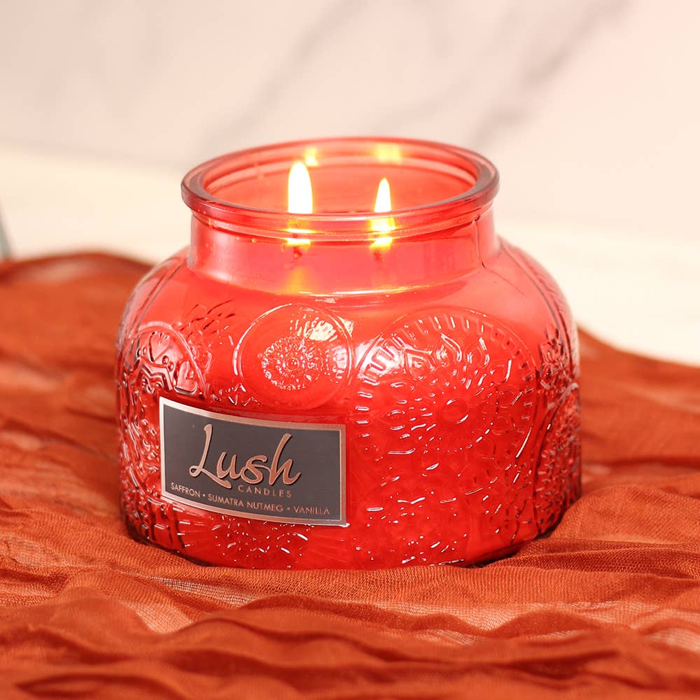 Lush Candle (20oz.) - Saffron Sumatra Nutmeg Vanilla