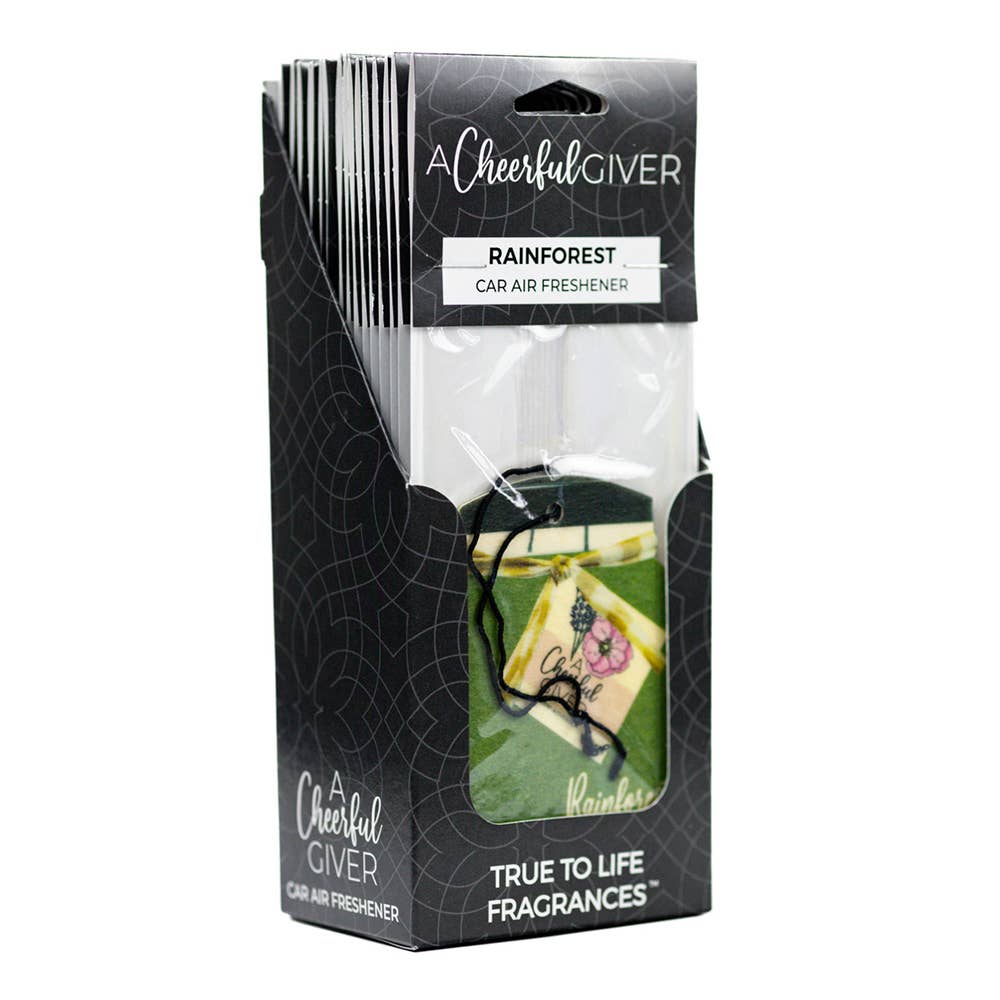 Car Air Freshener (16/box) - Rainforest