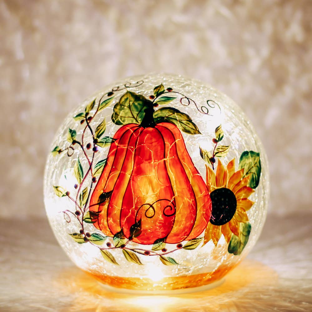 Sunflower Gourd LED Orb