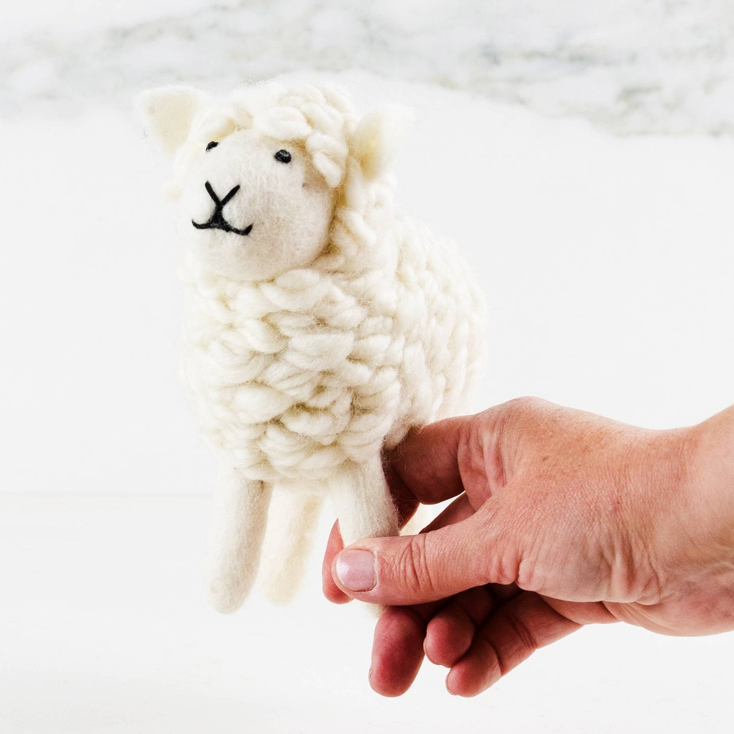 Toys - Sheep - Wool White - Small or Large: Large
