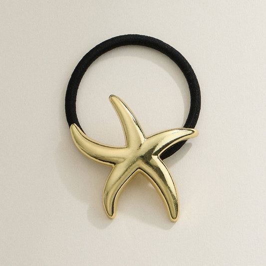 Metallic Starfish Hair Tie: GD / ONE / 5DH88023