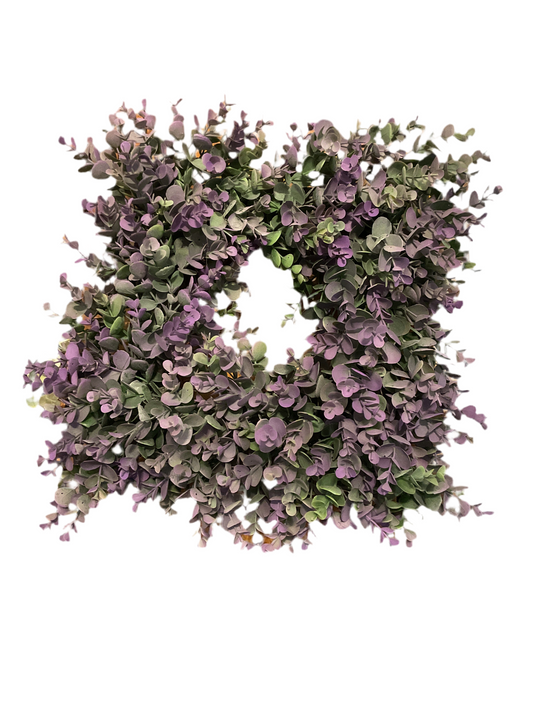 Lavender Square Wreath