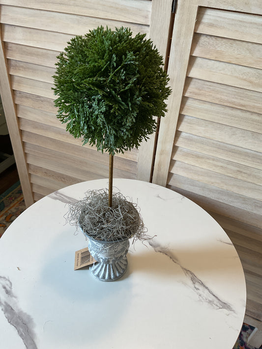 Metal Cup Topiary