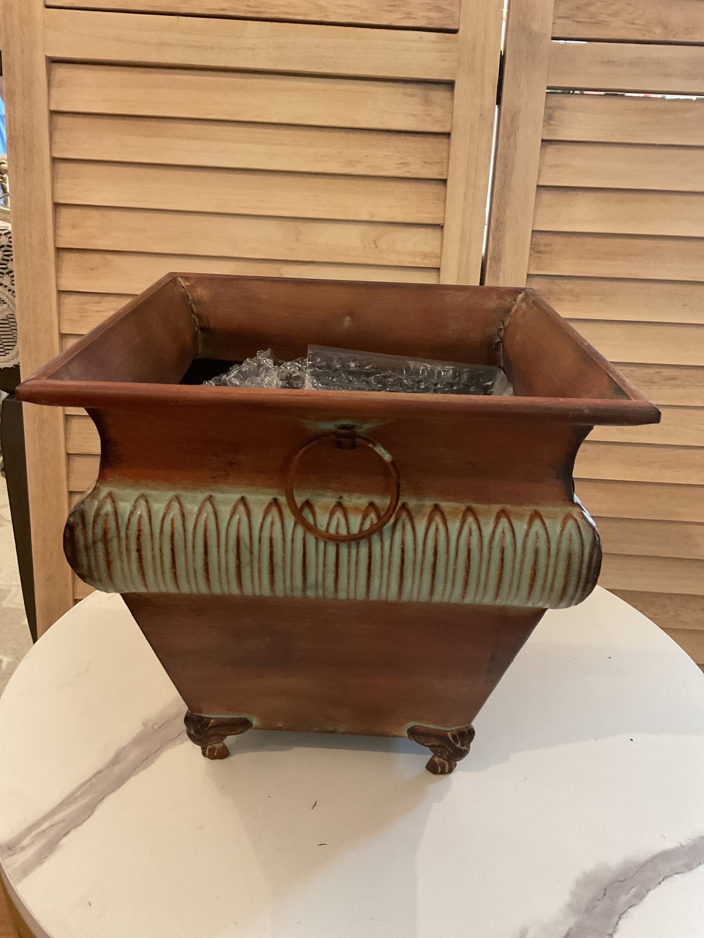 Square Urn Foot Large