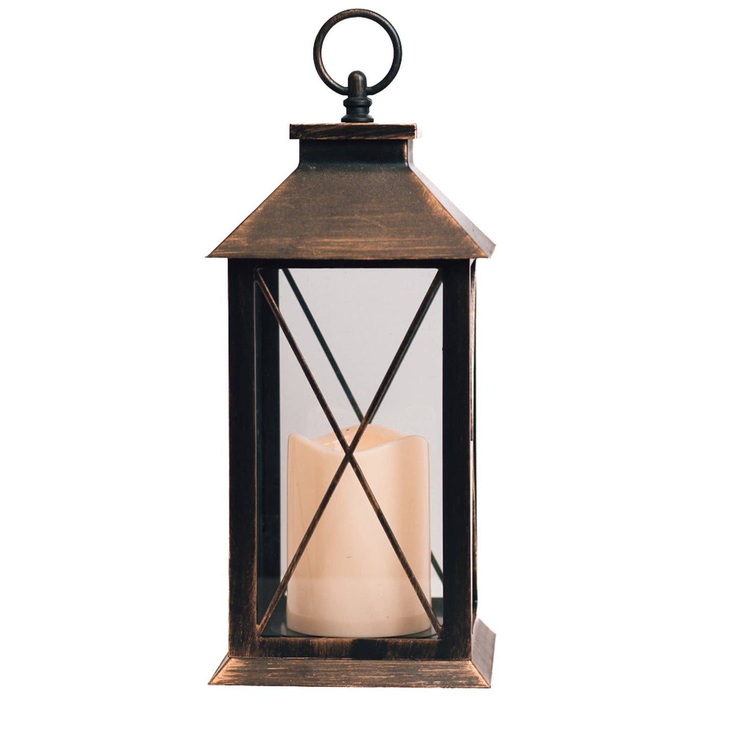Copper LED Lantern