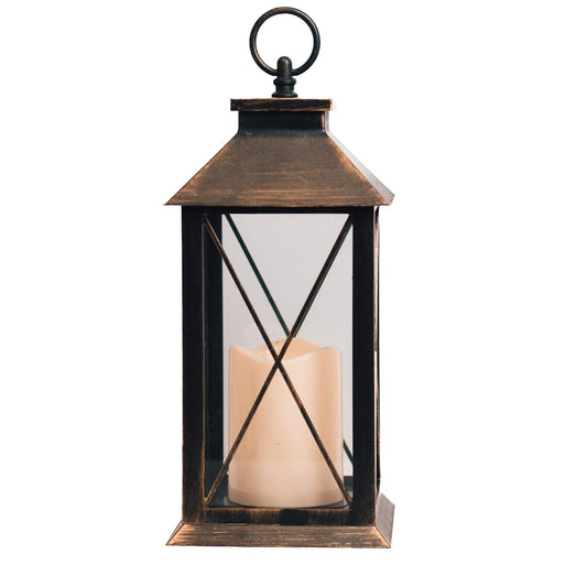 Copper LED Lantern