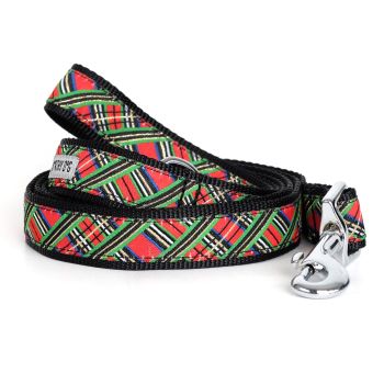 Red Lurex Plaid Lead