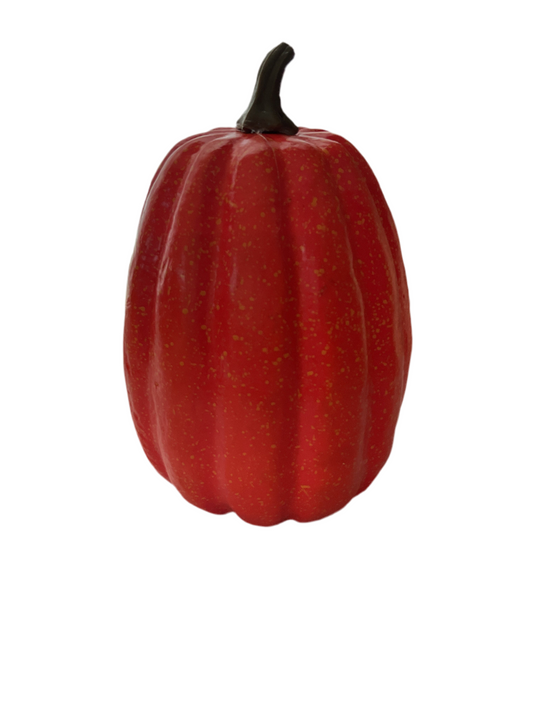 Deep orange pumpkin sitter