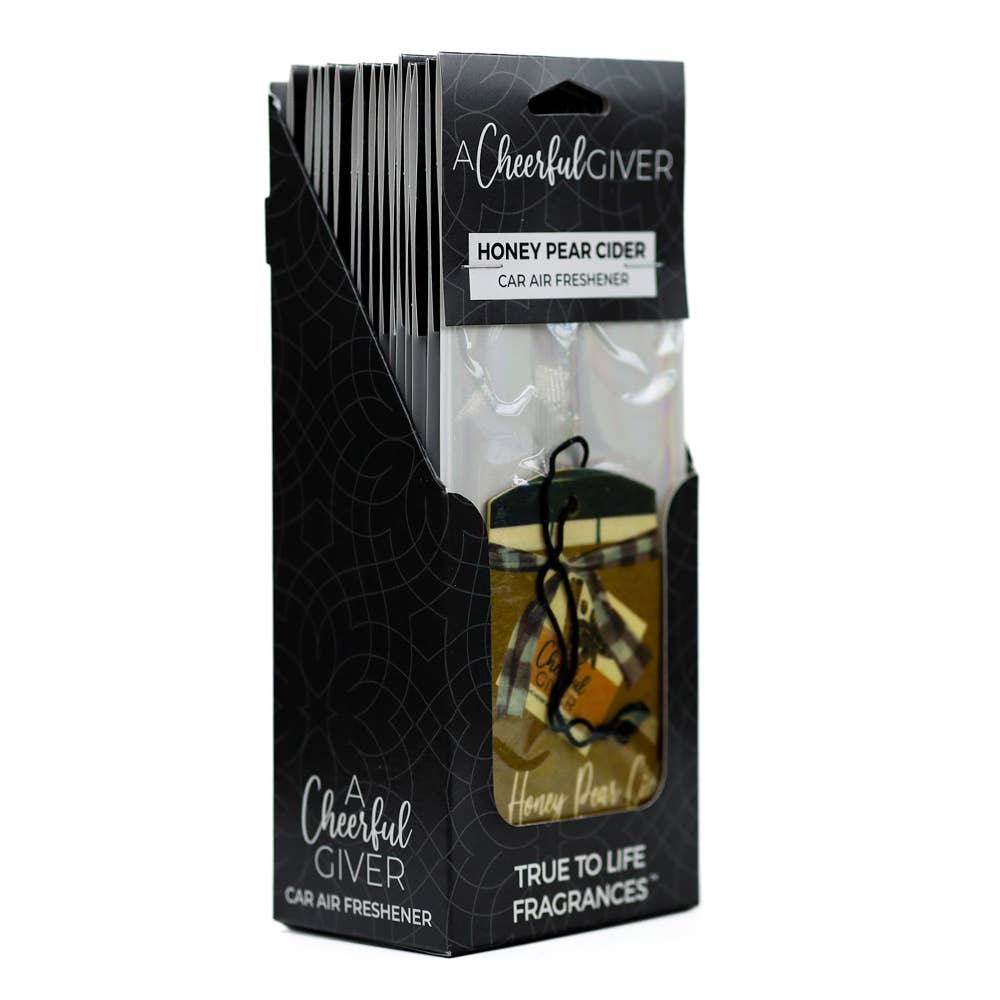 Car Air Freshener (16/box) - Honey Pear Cider