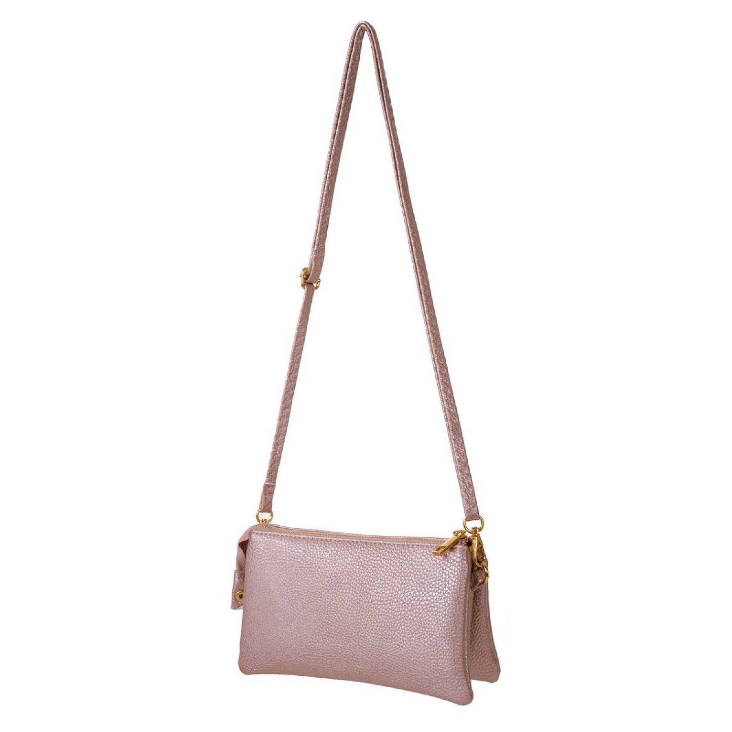 Stylish Lightweight Crossbody Organizer Bag: Camel