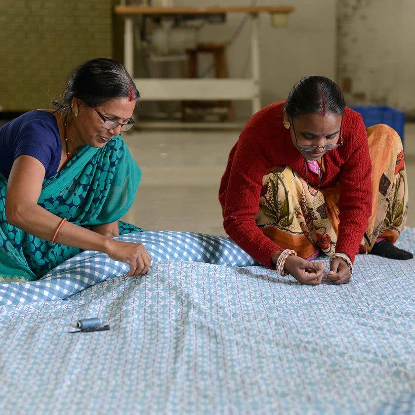 Quilted Makeup Bag | Cosmetic Toiletry Bag | Southern Town