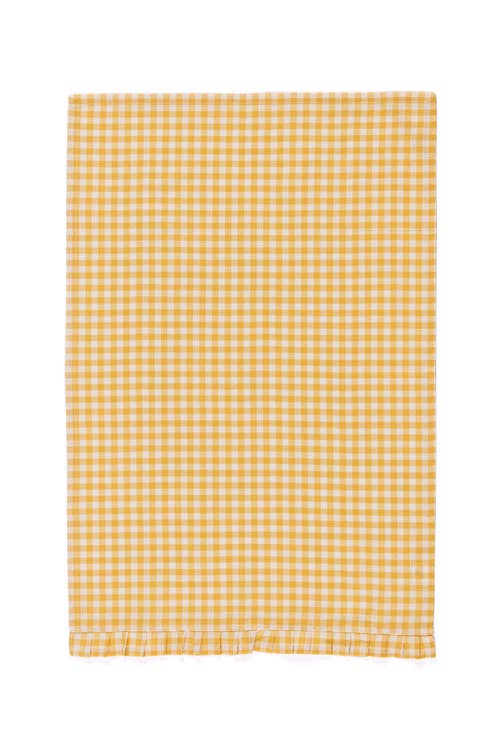 GINA TEA TOWEL: Yellow