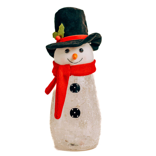 Snowy Top Hat Plush w/ LED String Lights