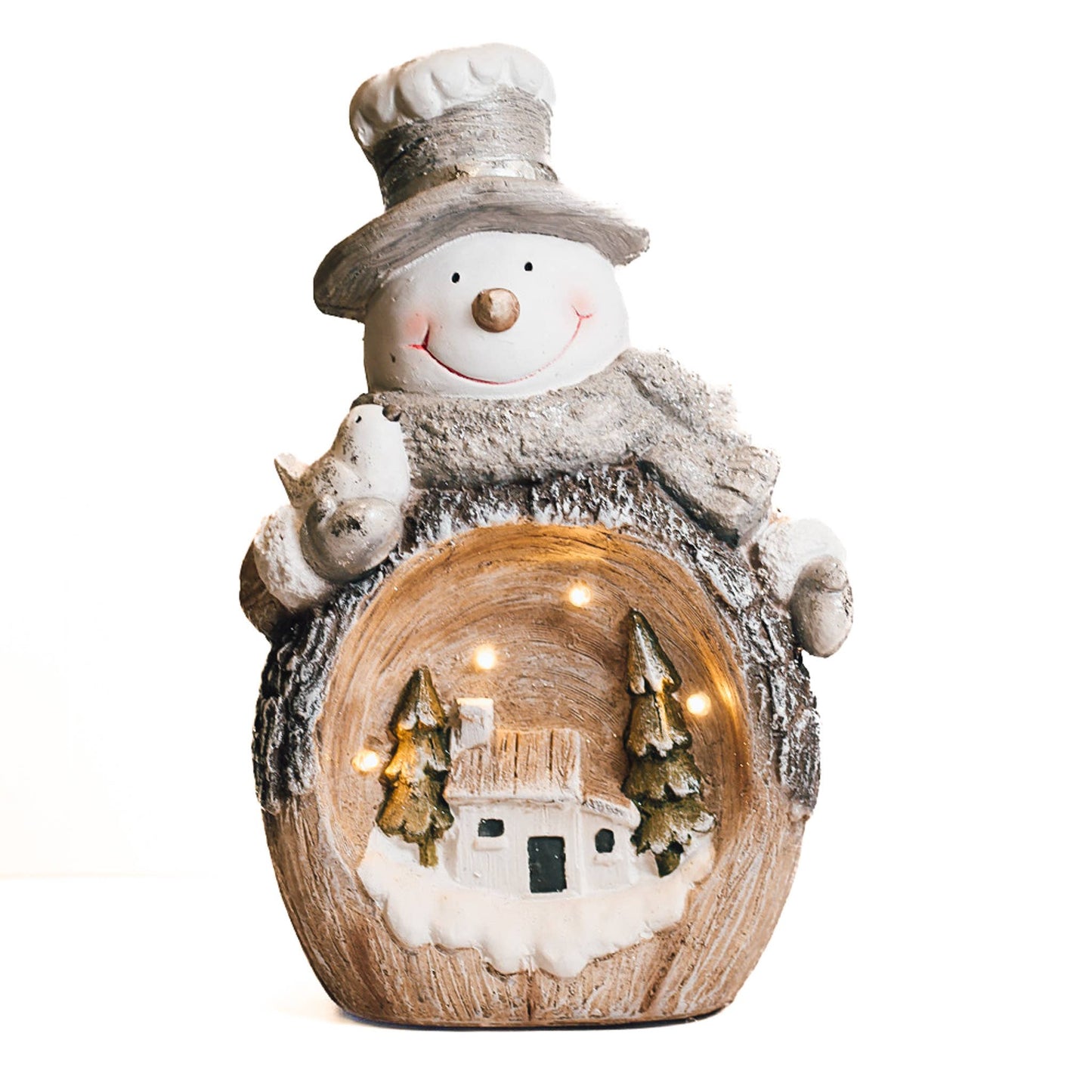 Polar Snowman with LED Lights