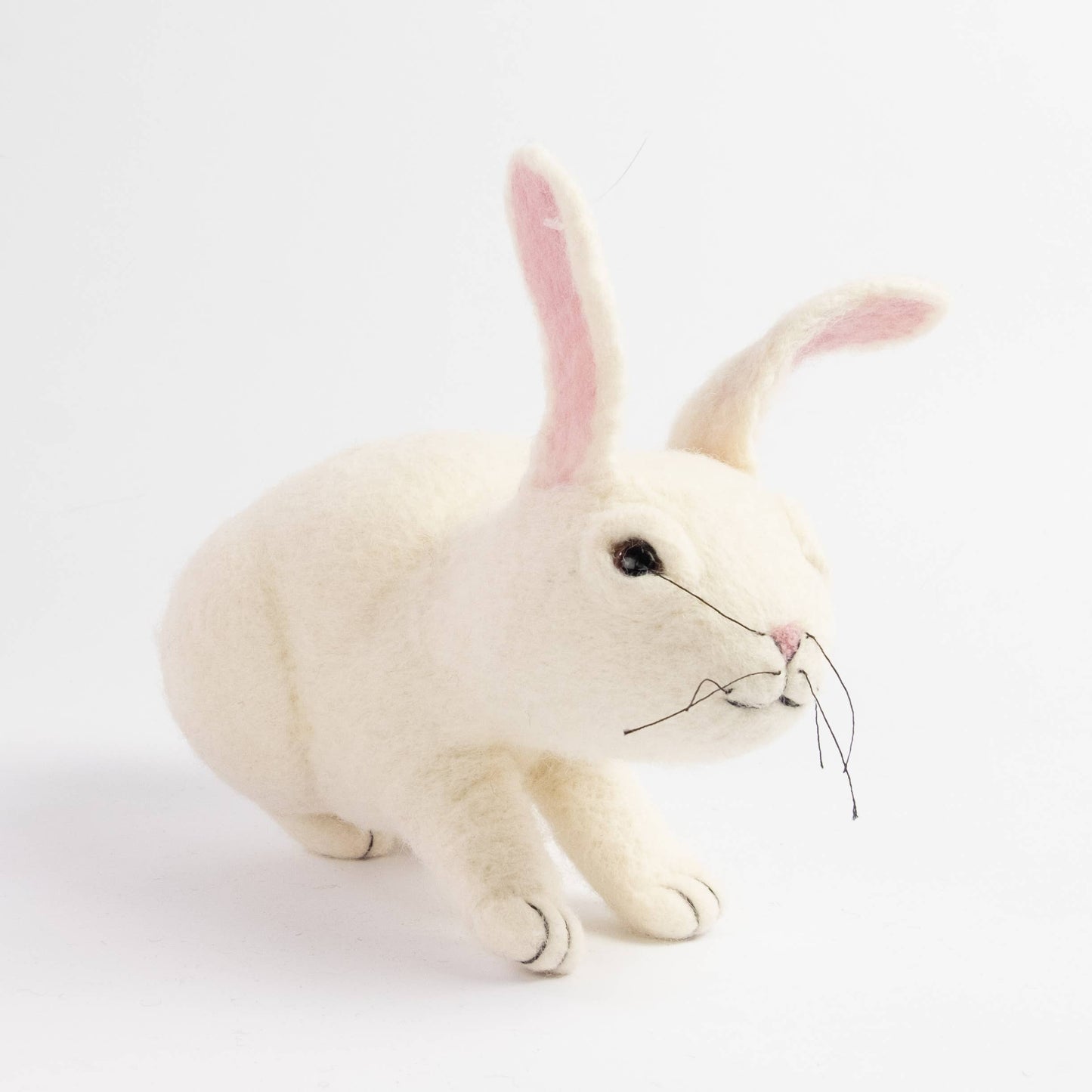 Toys - White Bunny - Small, Medium and Large: M