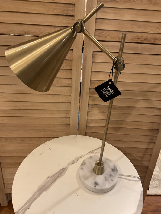 Napa Marble and Brass Lamp