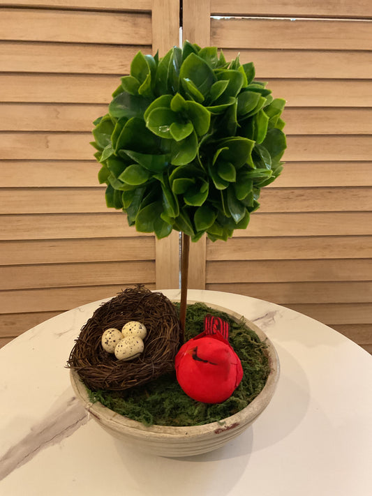 Cardinal Topiary