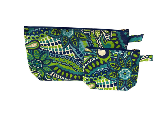 Blue Paisley Bags