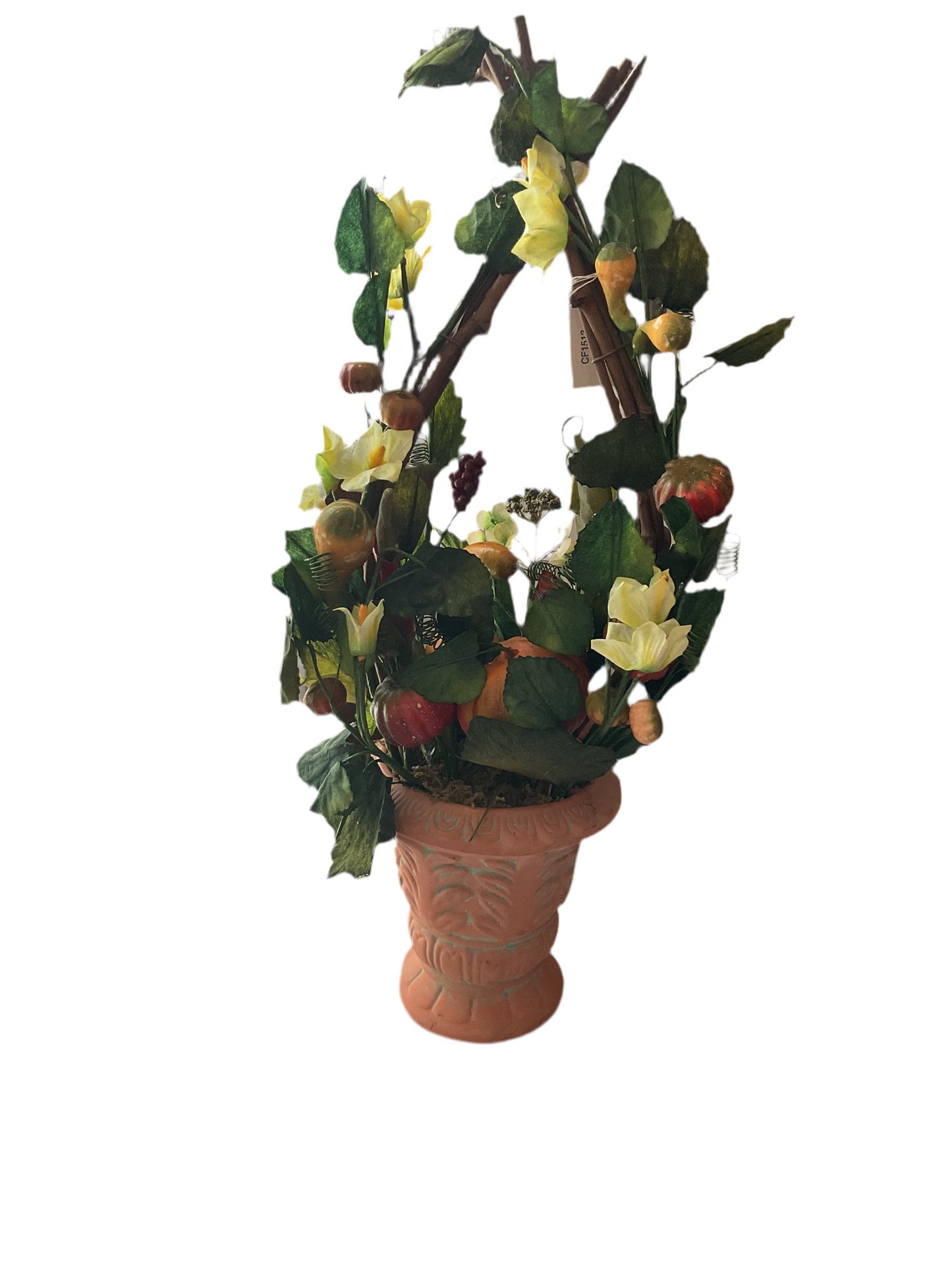 Fall Potted Gourd Arrangement