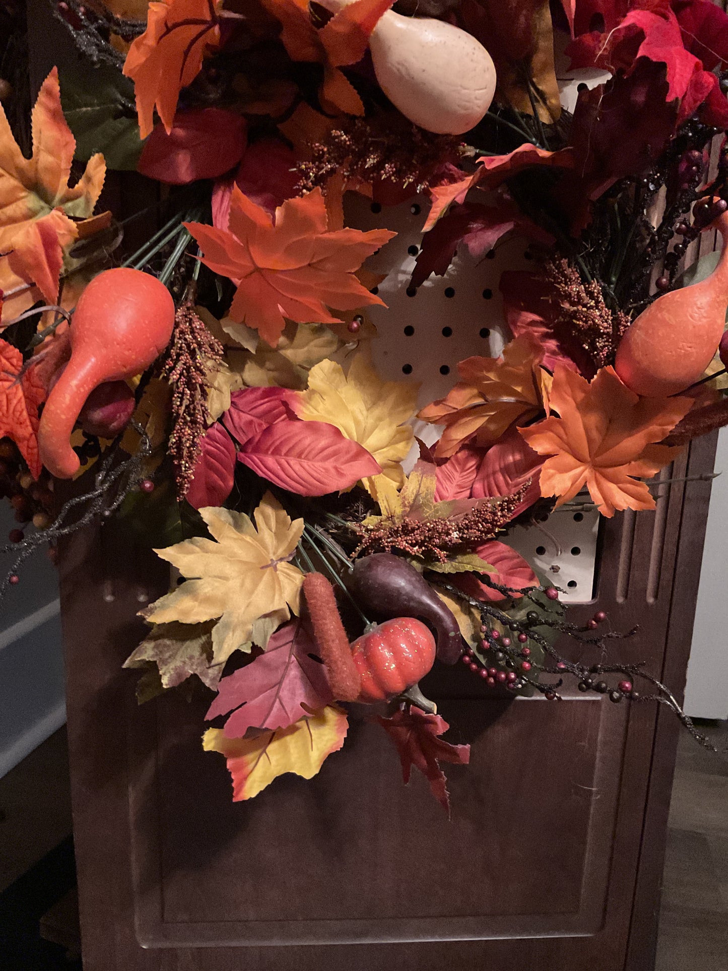 Fall Cattail Wreath