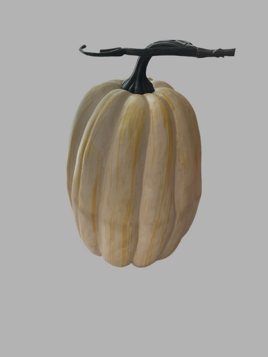 White Pumpkin Sitter