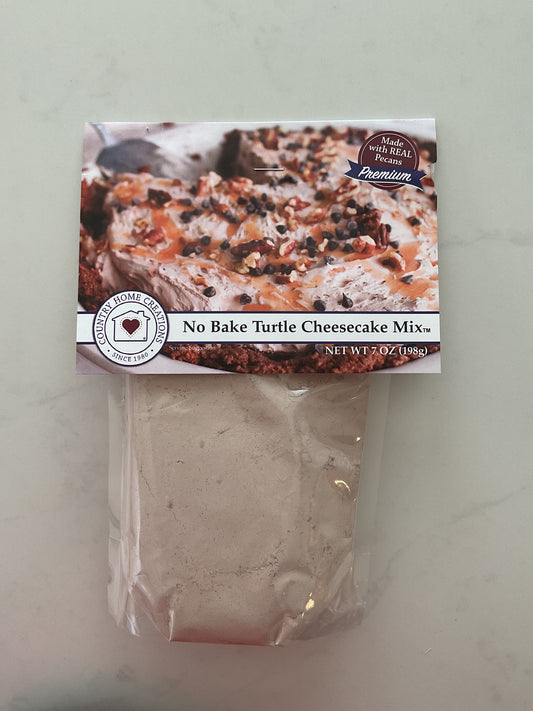 No Bake Turtle Cheesecake Mix