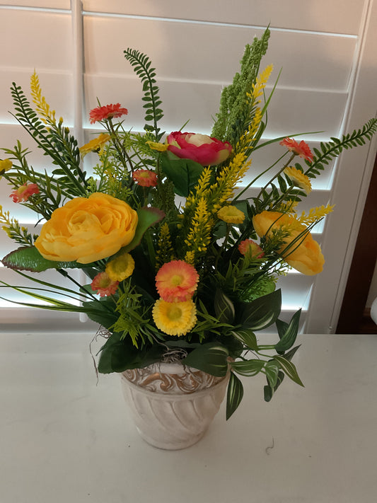 Yellow Spring Arrangement