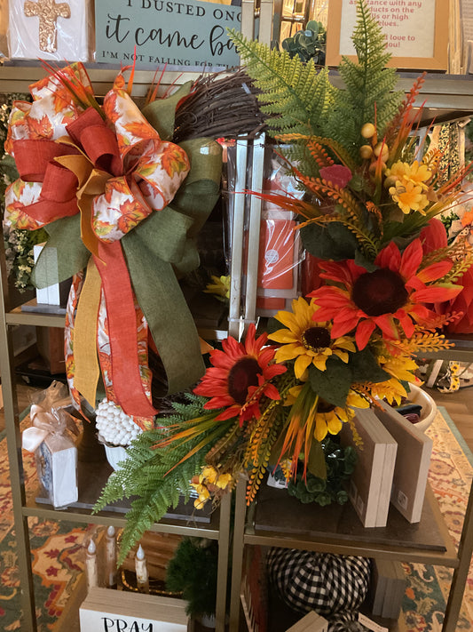 Fall flower Wreath