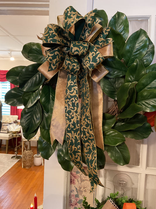 Green and Gold Wreath