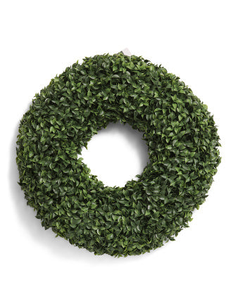 Boxwood Wreath 23 in UV Resistant