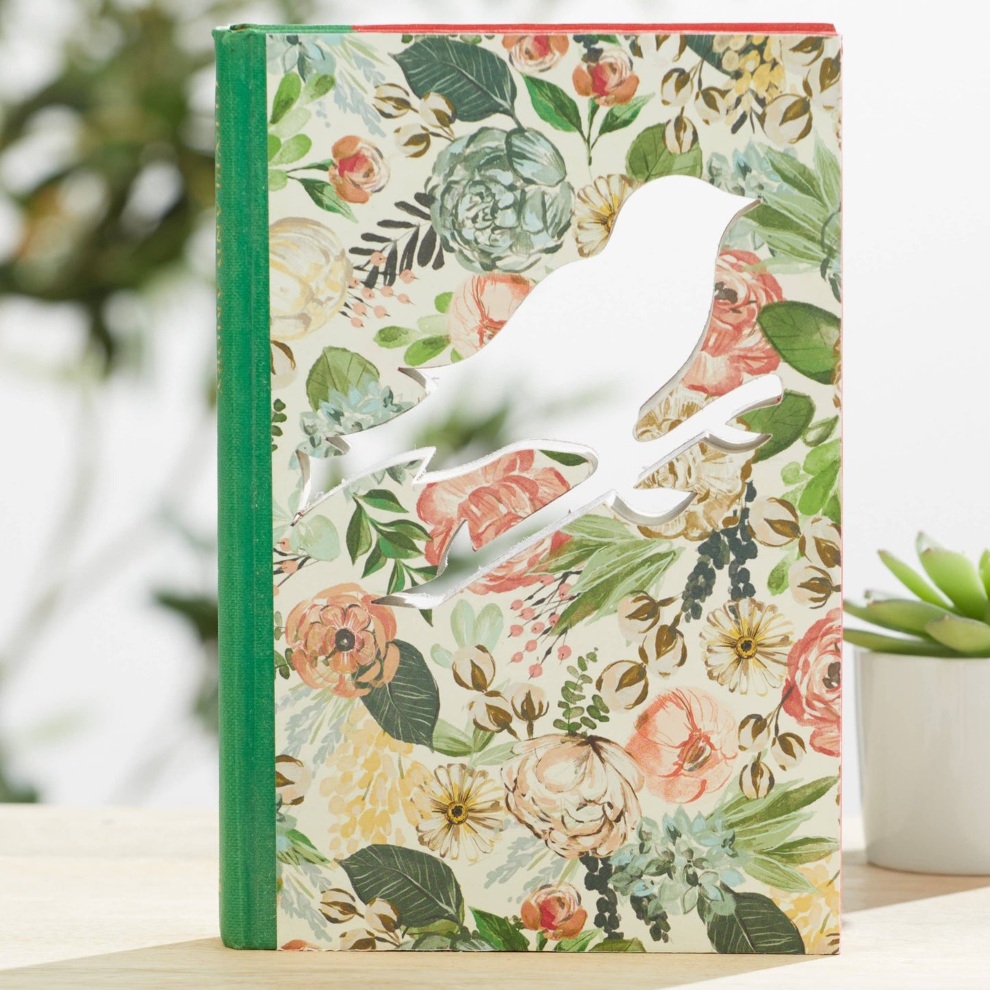 Cutout books, gift for mom, shelf sitters, book lovers: Cat