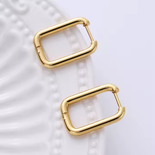 Gold Huggie Hoop| Trendy Boutique jewelry | earrings