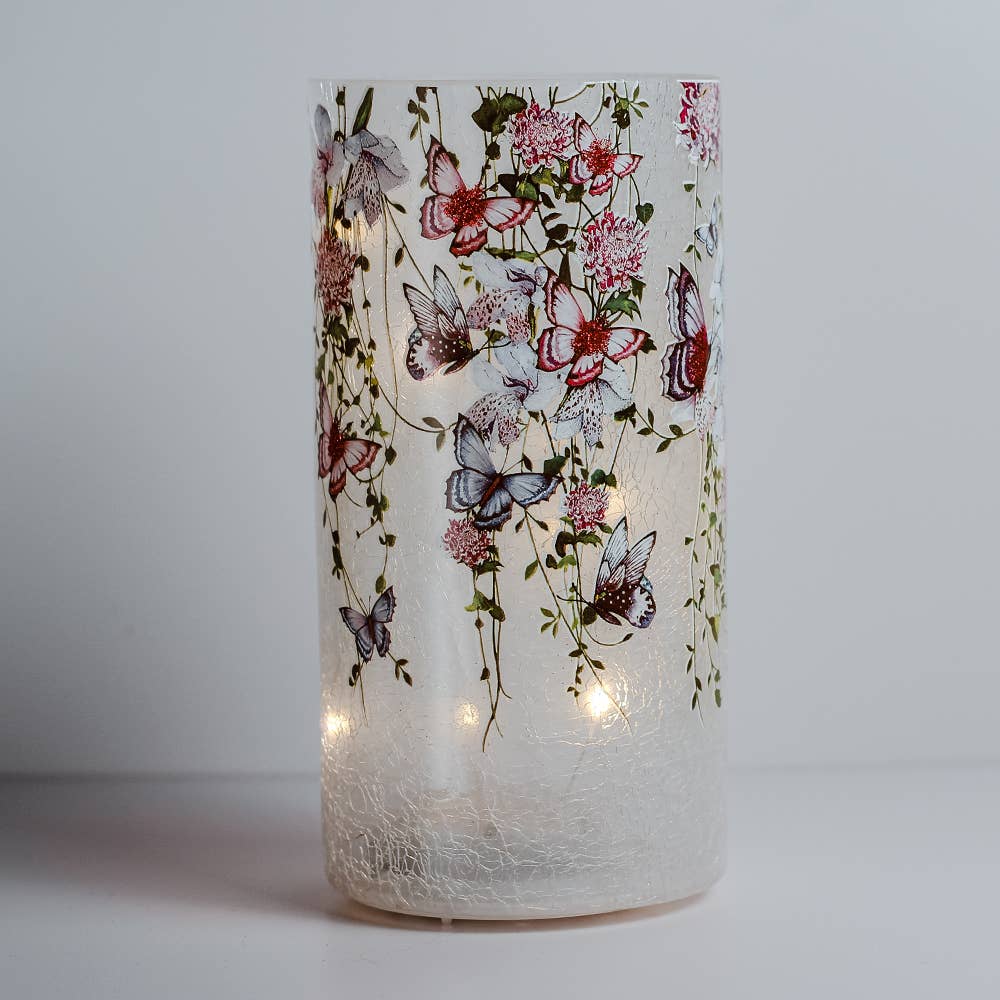 Cascading Purple LED Pillar