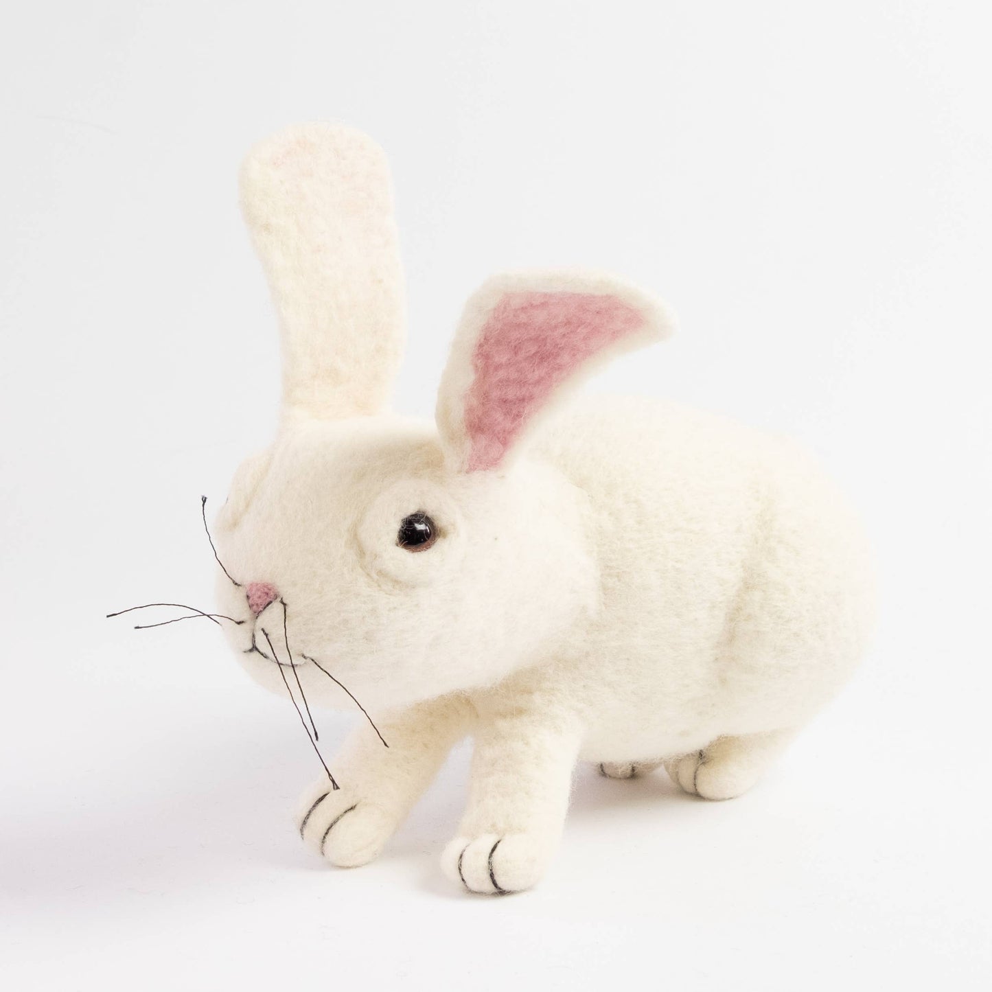 Toys - White Bunny - Small, Medium and Large: M