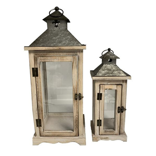 Latern Silver Roof 14.5 inch
