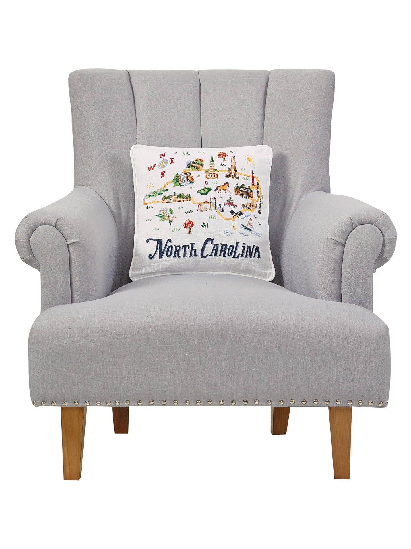 North Carolina Printed Kitchen Towel - Angela Staehling