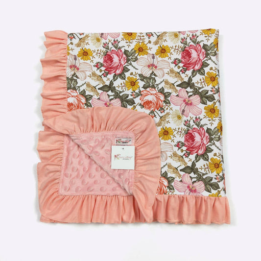 Rustic Floral Blanket