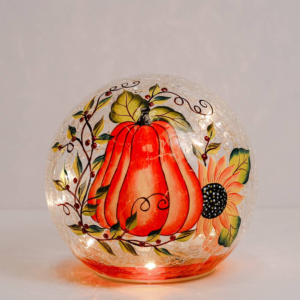Sunflower Gourd LED Orb
