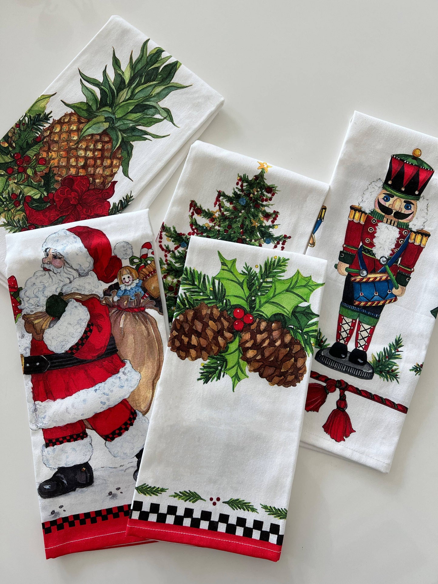 Classic Christmas Tree Kitchen Towel - Sally Eckman Roberts