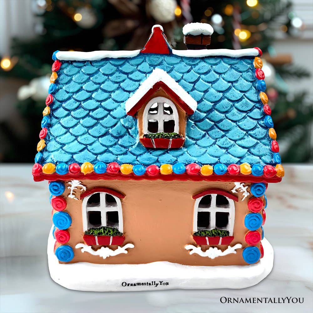 Whimsically Sweet Gingerbread Home Lighted Christmas Decor