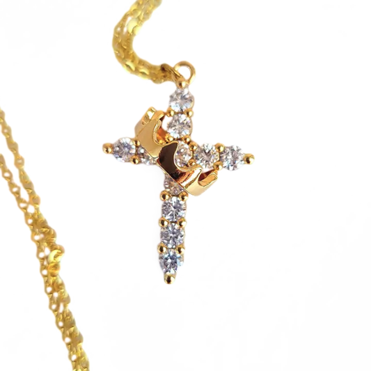 Faceted Cross Necklace | Faith Based Jewelry