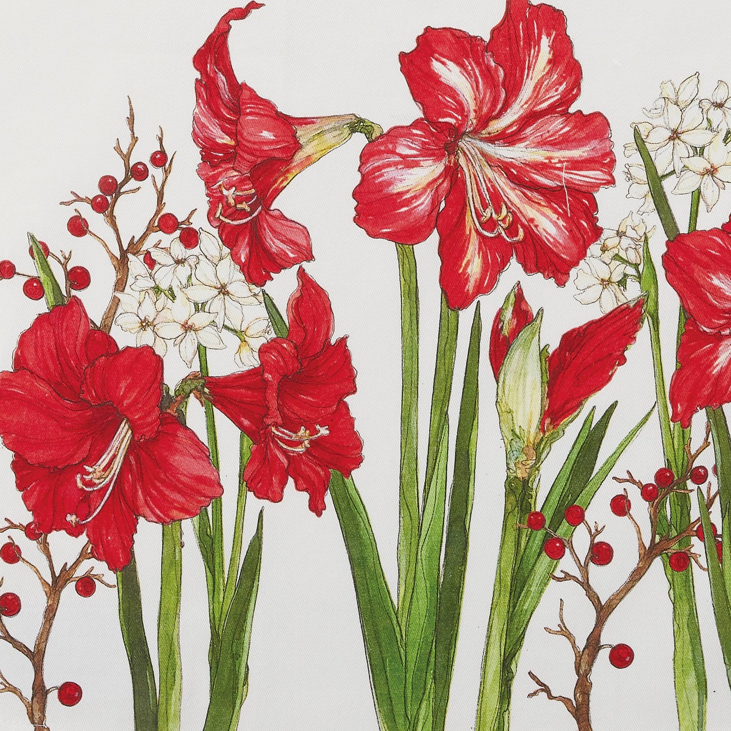 Chrismas Bloom Kitchen Towel - Sally Eckman Roberts