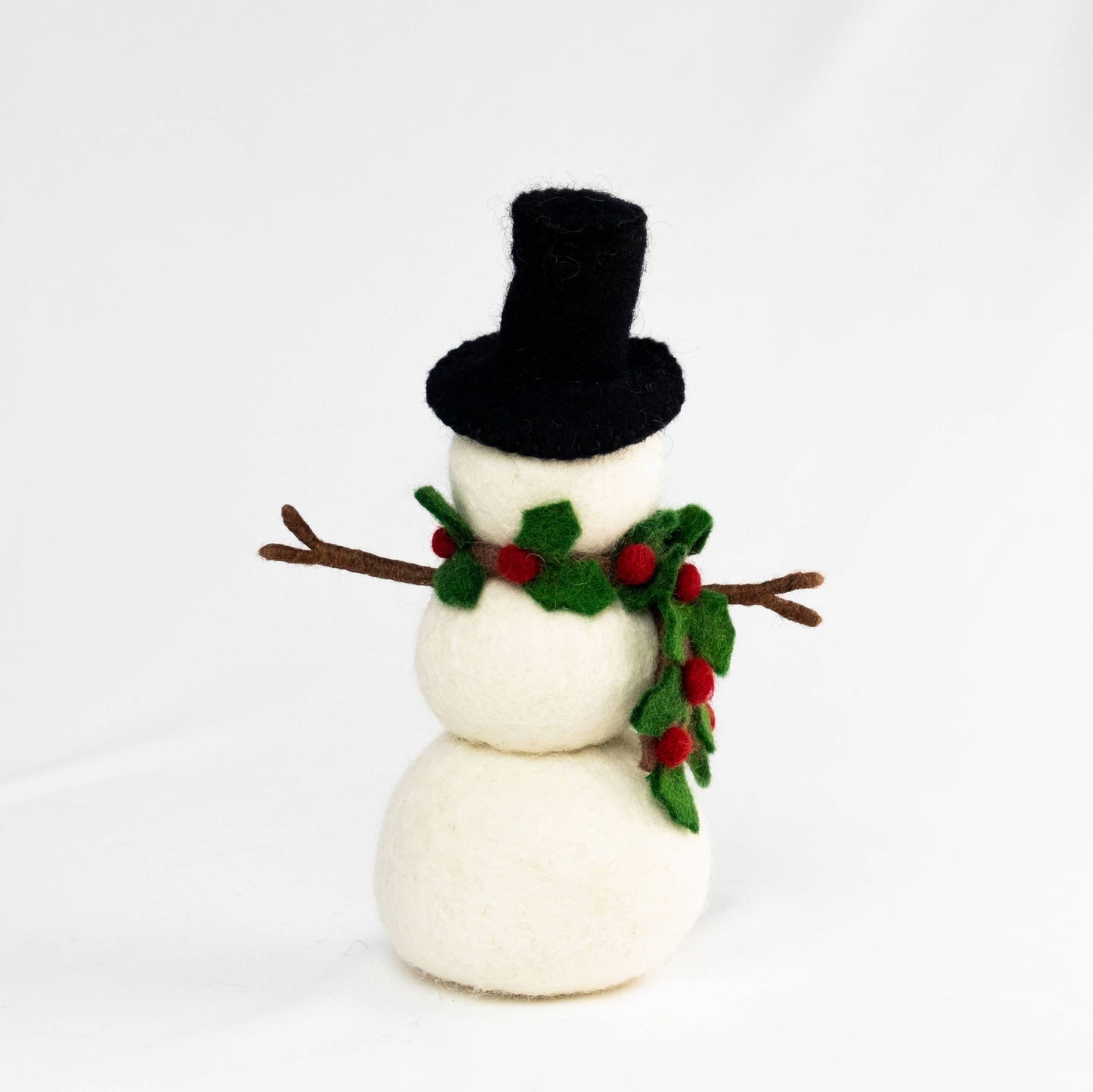 Felt Snowman - Holly Scarf - Christmas Decor!: Large
