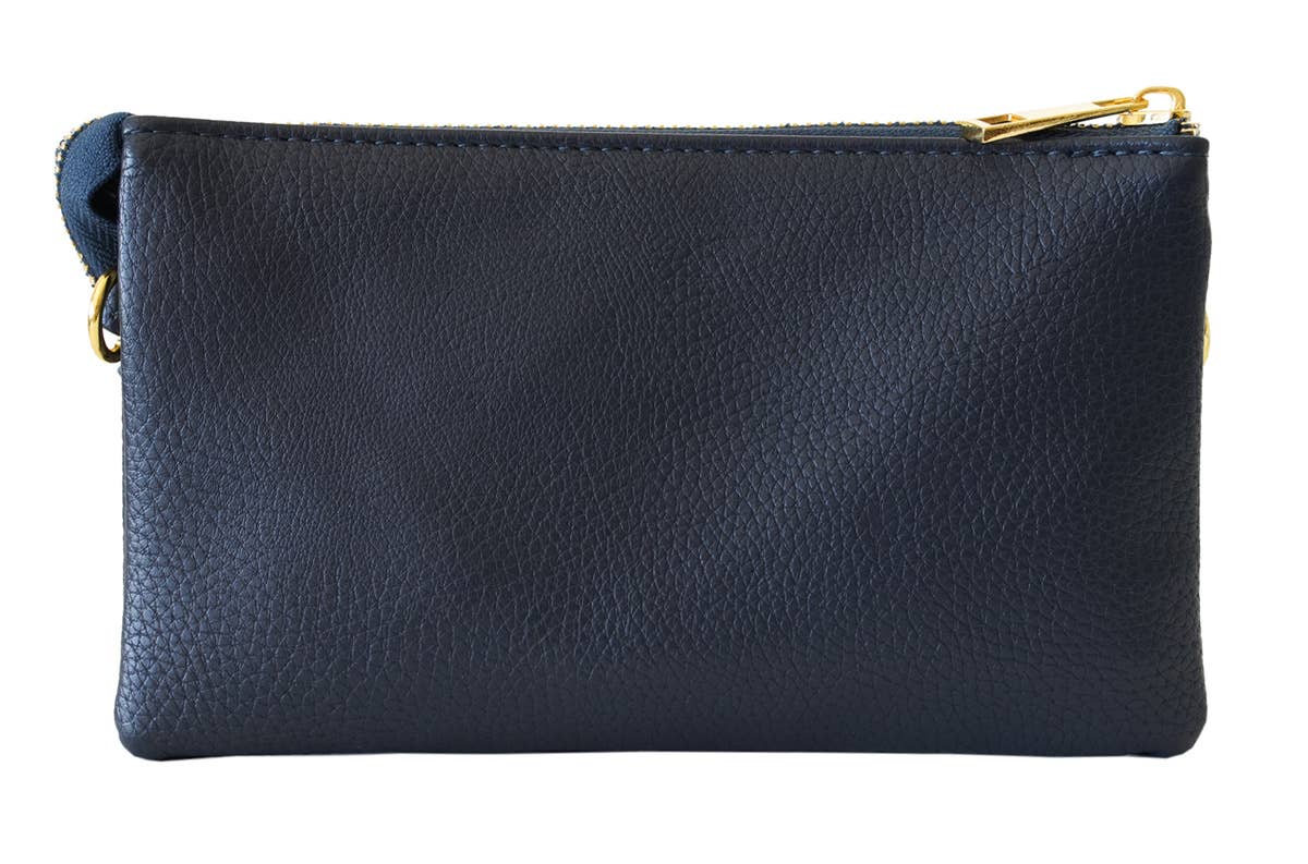 Stylish Lightweight Crossbody Organizer Bag: Rose Gold