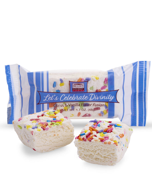 Let's Celebrate Divinity, 1.7 oz Snack Bar