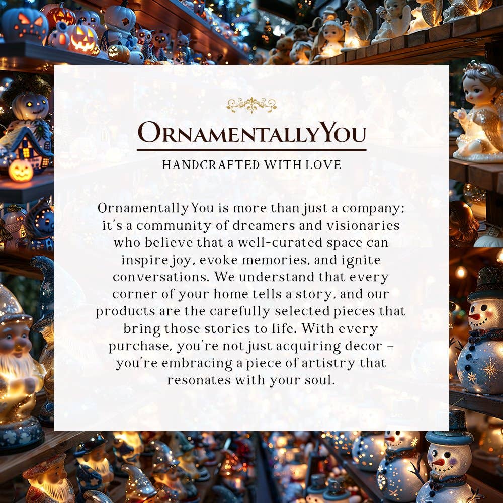 Radiant Nativity Scene Handcrafted Statue Figurine