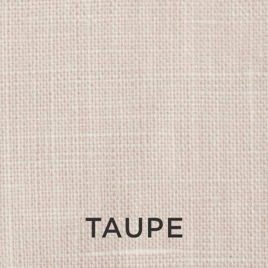 Heirloom Linen Tissue Box Cover: Taupe